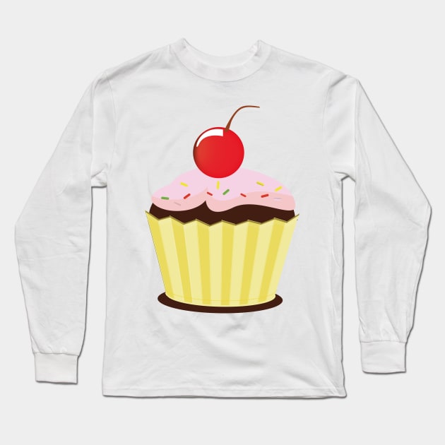 Cake Long Sleeve T-Shirt by nickemporium1